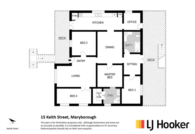 Floorplan of Homely house listing, 15 Keith Street, Maryborough QLD 4650