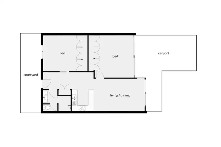 Floorplan of Homely villa listing, 11/51-59 Heavey Crescent, Whitfield QLD 4870