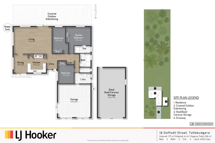 Floorplan of Homely house listing, 18 Daffodil Street, Tallebudgera QLD 4228