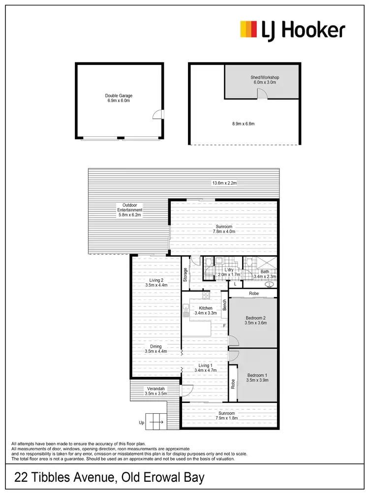 Floorplan of Homely house listing, 22-24 Tibbles Avenue, Old Erowal Bay NSW 2540