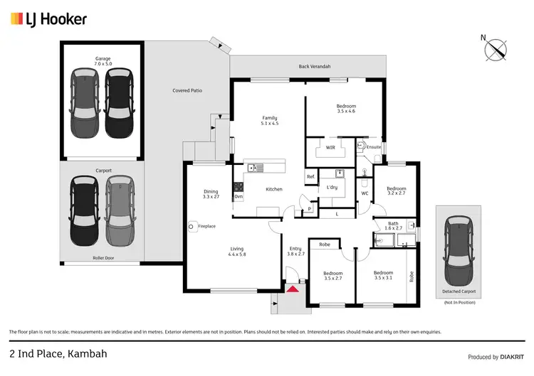 Floorplan of Homely house listing, 2 Ind Place, Kambah ACT 2902