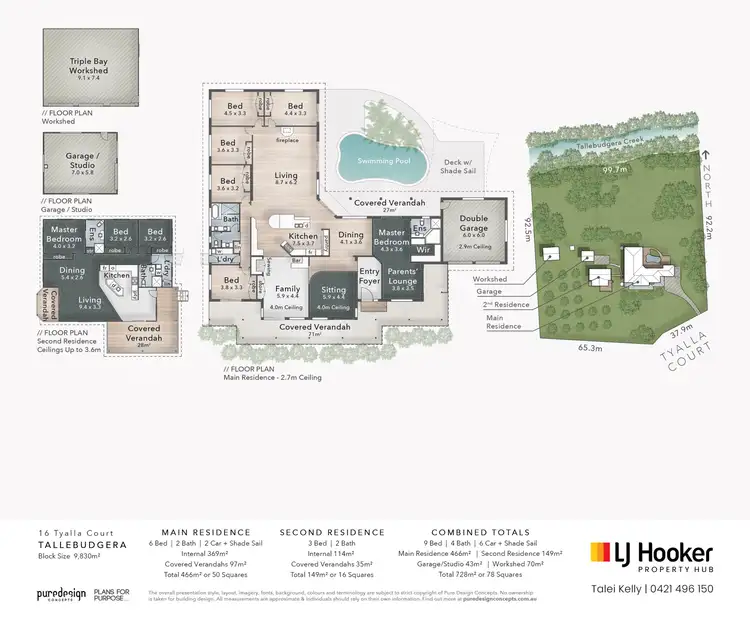Floorplan of Homely house listing, 16 Tyalla Court, Tallebudgera QLD 4228