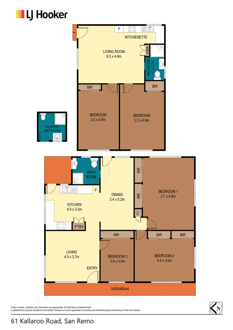 Floorplan of Homely house listing, 61 Kallaroo Road, San Remo NSW 2262