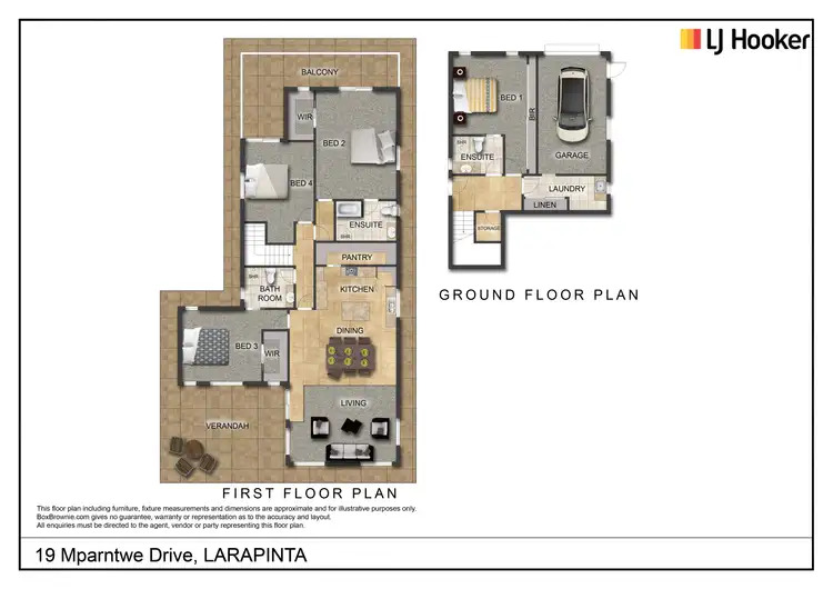Floorplan of Homely house listing, 19 Mparntwe Drive, Larapinta NT 875