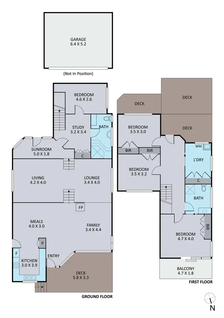 Floorplan of Homely house listing, 12 Bayview Crescent, The Basin VIC 3154