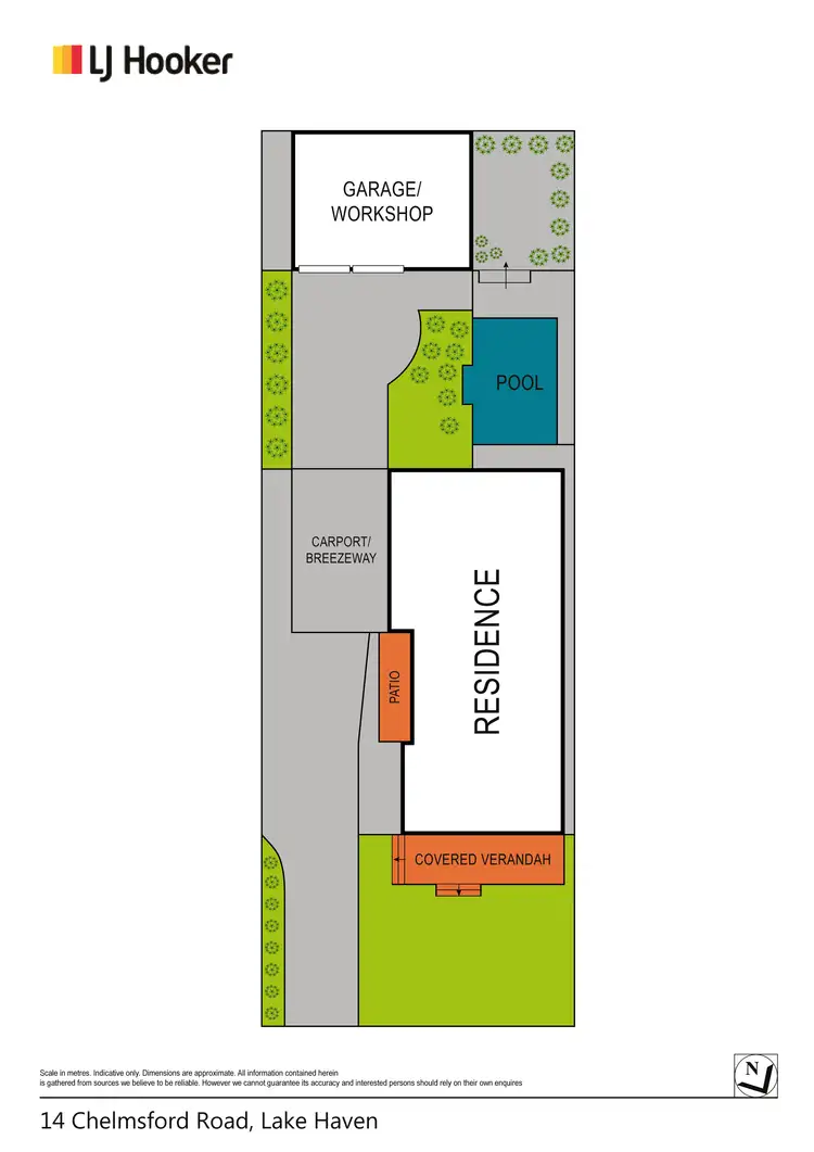 Floorplan of Homely house listing, 14 Chelmsford Road, Lake Haven NSW 2263