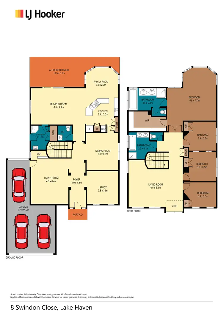 Floorplan of Homely house listing, 8 Swindon Close, Lake Haven NSW 2263