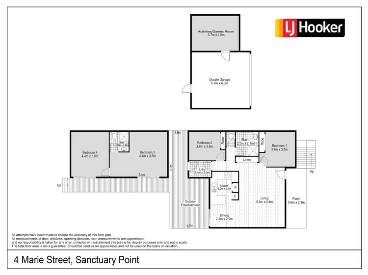 Floorplan of Homely house listing, 4 Marie Street, Sanctuary Point NSW 2540