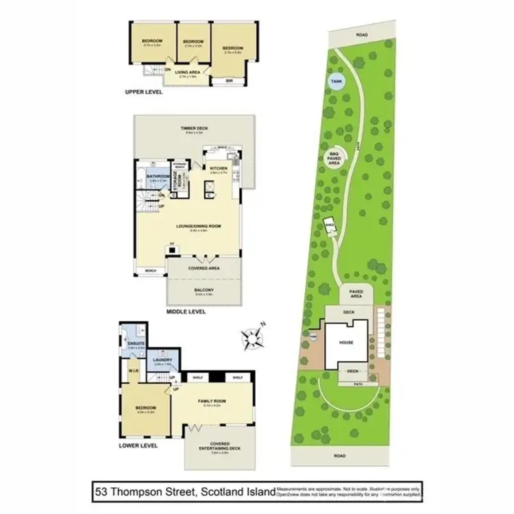 Floorplan of Homely house listing, 53 Thompson Street, Scotland Island NSW 2105