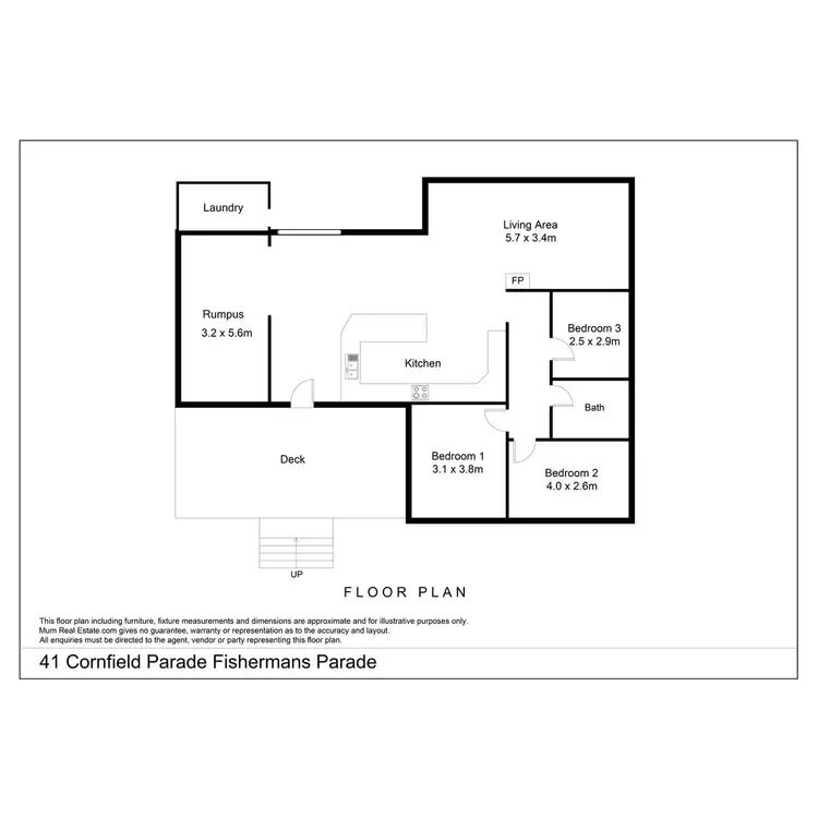 Floorplan of Homely house listing, 41 Cornfield Parade, Fishermans Paradise NSW 2539