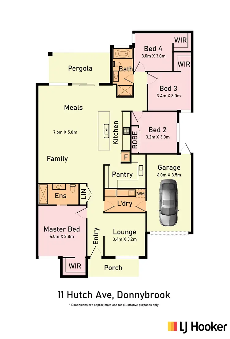 Floorplan of Homely house listing, 11 Hutch Ave, Donnybrook VIC 3064