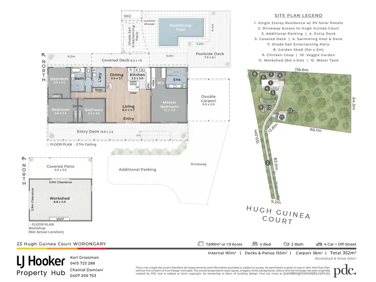 Floorplan of Homely house listing, 23 Hugh Guinea Court, Worongary QLD 4213