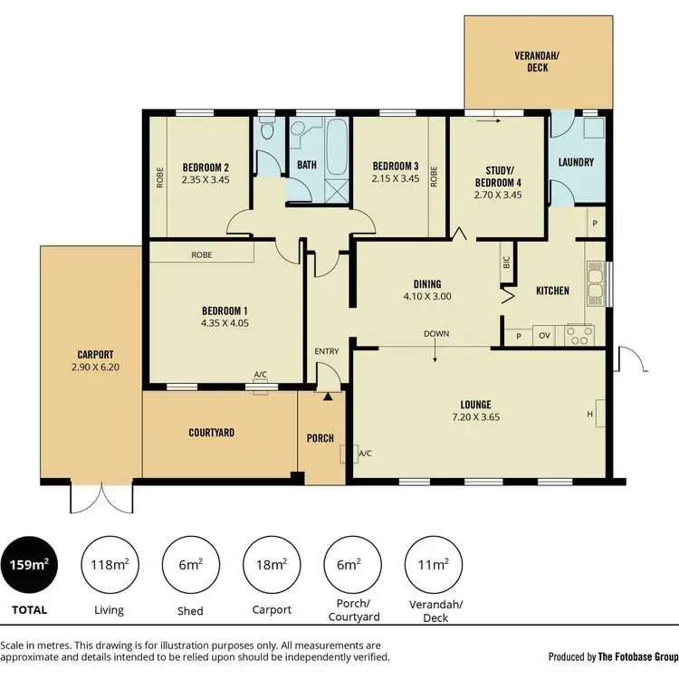 Floorplan of Homely house listing, 28 Hoylake Crescent, Fairview Park SA 5126