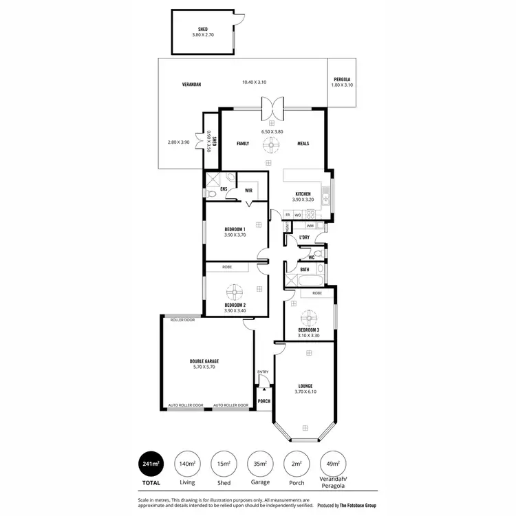 Floorplan of Homely house listing, 5 Wall Street, Wynn Vale SA 5127