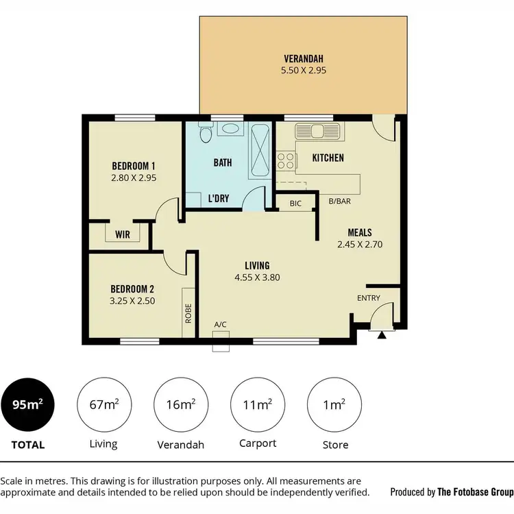 Floorplan of Homely house listing, 1/1 Lothian Avenue, Windsor Gardens SA 5087