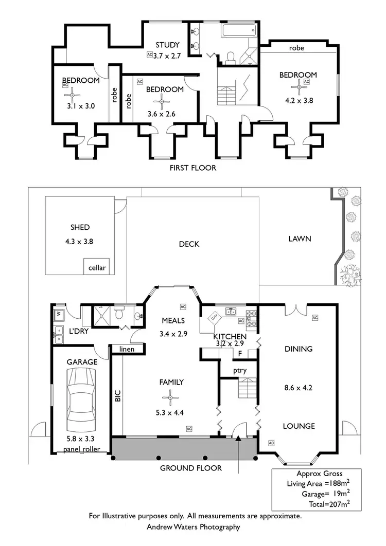 Floorplan of Homely house listing, 1 Thornton Street, Findon SA 5023