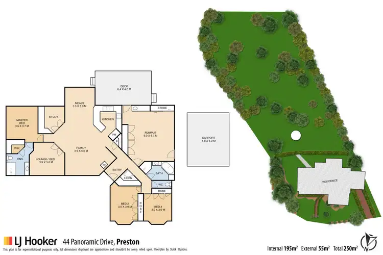 Floorplan of Homely house listing, 44 Panoramic Drive, Preston QLD 4352