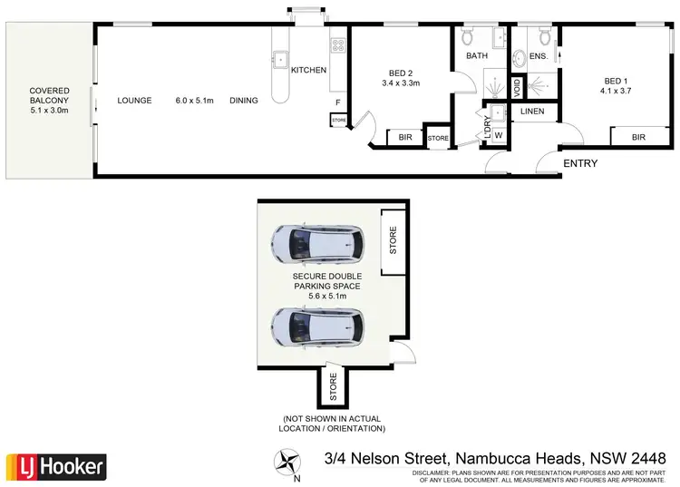 Floorplan of Homely apartment listing, 3/4 Nelson Street, Nambucca Heads NSW 2448