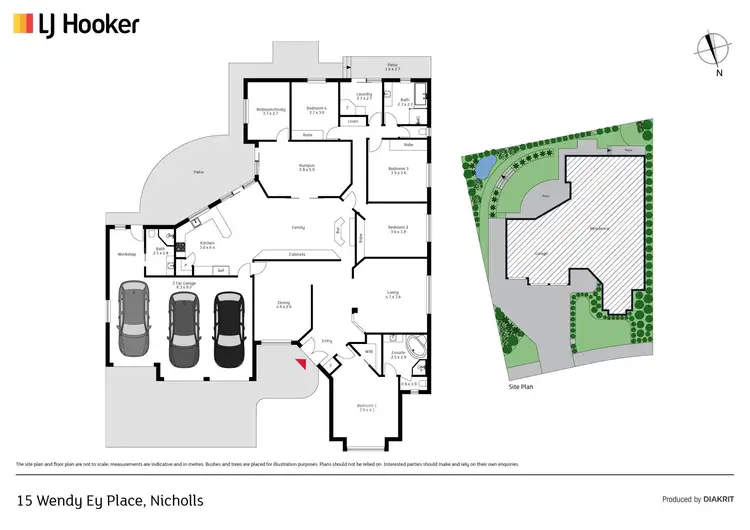 Floorplan of Homely house listing, 15 Wendy Ey Place, Nicholls ACT 2913