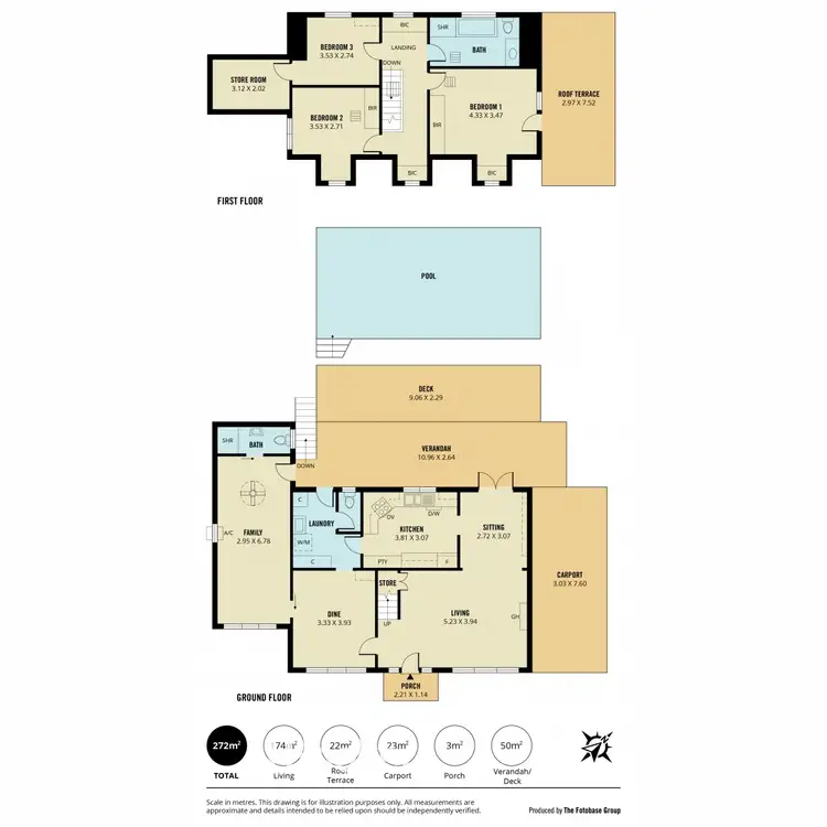 Floorplan of Homely house listing, 23 Gordo Avenue, Wattle Park SA 5066