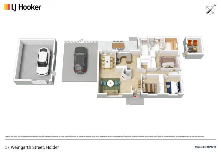 Floorplan of Homely house listing, 17 Weingarth Street, Holder ACT 2611