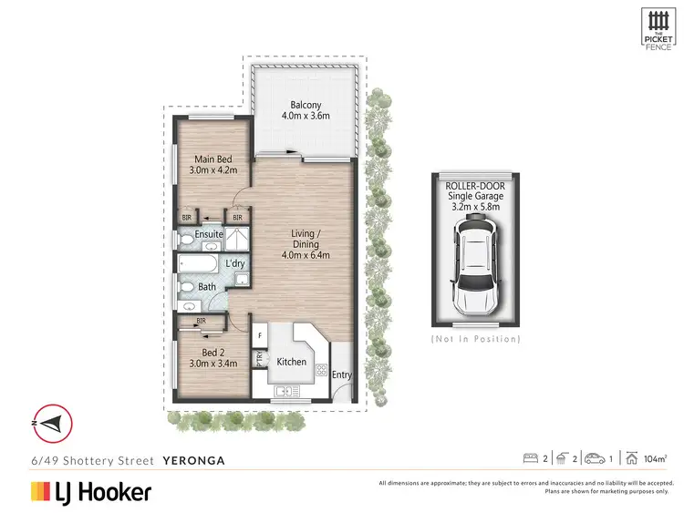 Floorplan of Homely apartment listing, 6/49 Shottery Street, Yeronga QLD 4104