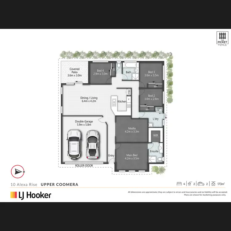 Floorplan of Homely house listing, 10 Alexa Rise, Upper Coomera QLD 4209