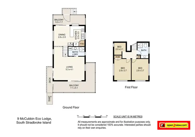 Floorplan of Homely villa listing, 6509 - Mcc Island Street, South Stradbroke QLD 4216