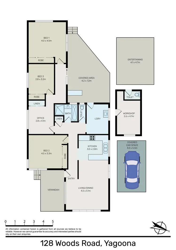 Floorplan of Homely house listing, 128 Woods Rd, Yagoona NSW 2199
