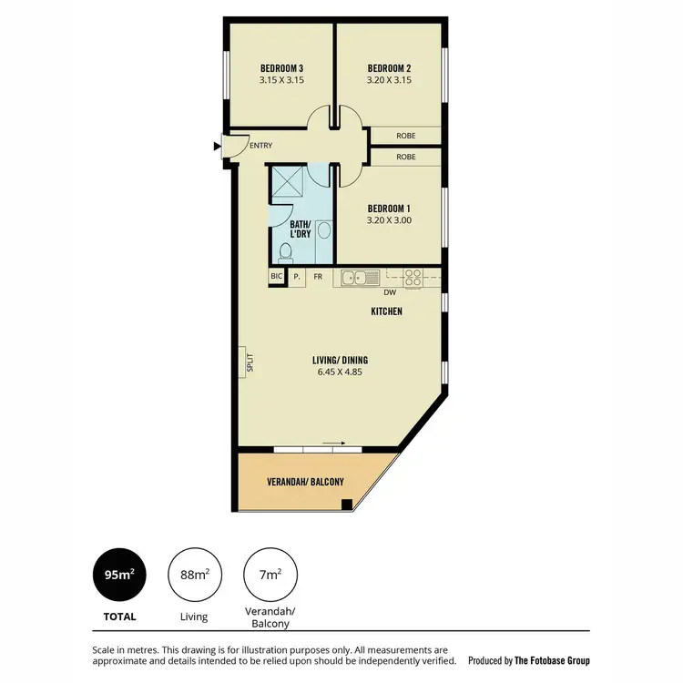 Floorplan of Homely apartment listing, 112/6-14 Metro Parade, Mawson Lakes SA 5095