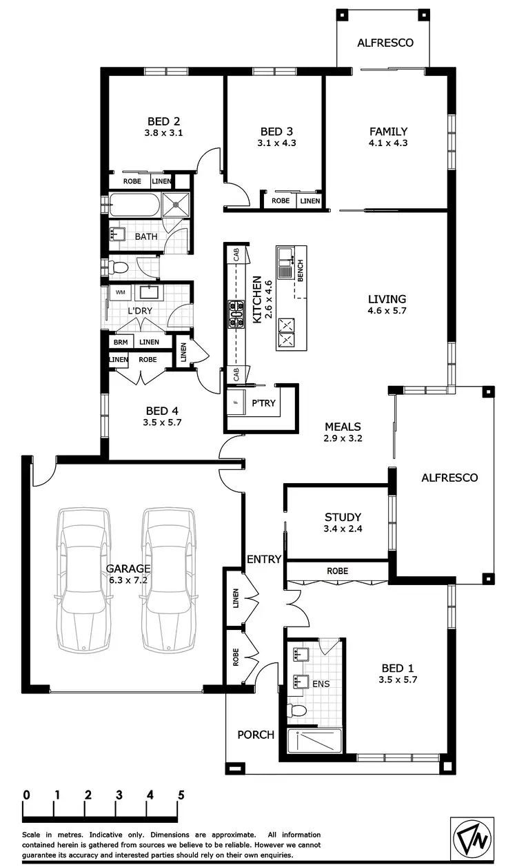Floorplan of Homely house listing, 15 Speargrass Avenue, Wallan VIC 3756