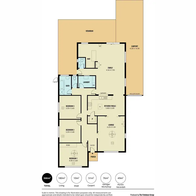 Floorplan of Homely house listing, 2 Edie Street, Mansfield Park SA 5012