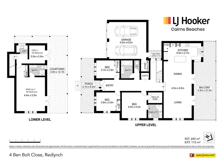 Floorplan of Homely house listing, 4 Ben Bolt Close, Redlynch QLD 4870