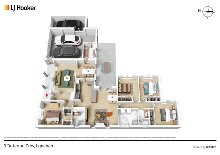 Floorplan of Homely house listing, 9 Duterrau Crescent, Lyneham ACT 2602