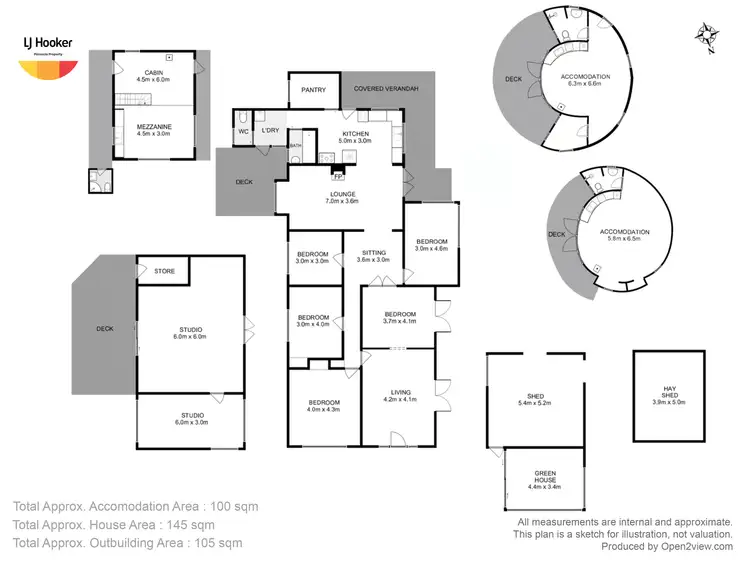 Floorplan of Homely house listing, 215 Sandhill Road, Cygnet TAS 7112
