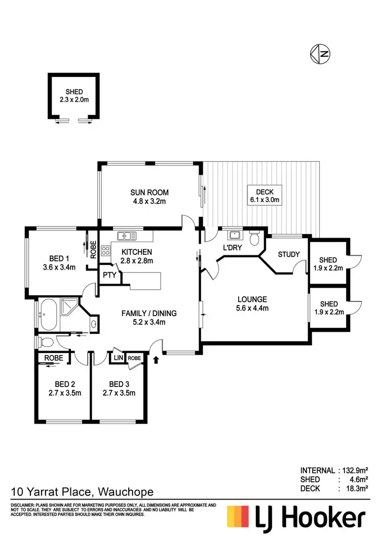 Floorplan of Homely house listing, 10 Yarrat Place, Wauchope NSW 2446