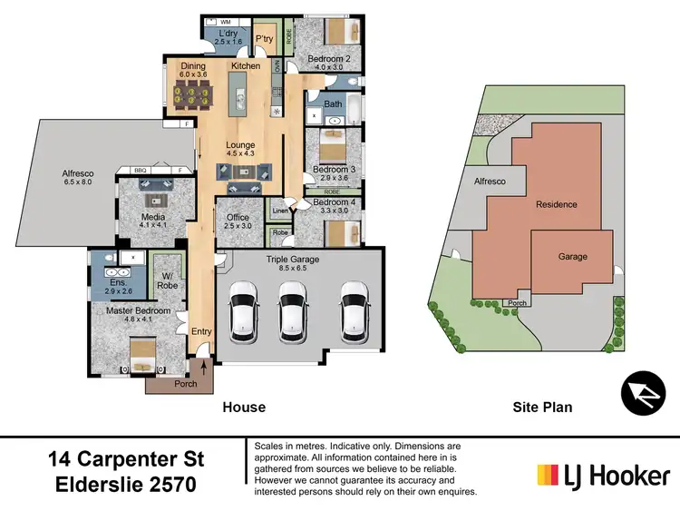 Floorplan of Homely house listing, 14 Carpenter Street, Elderslie NSW 2570