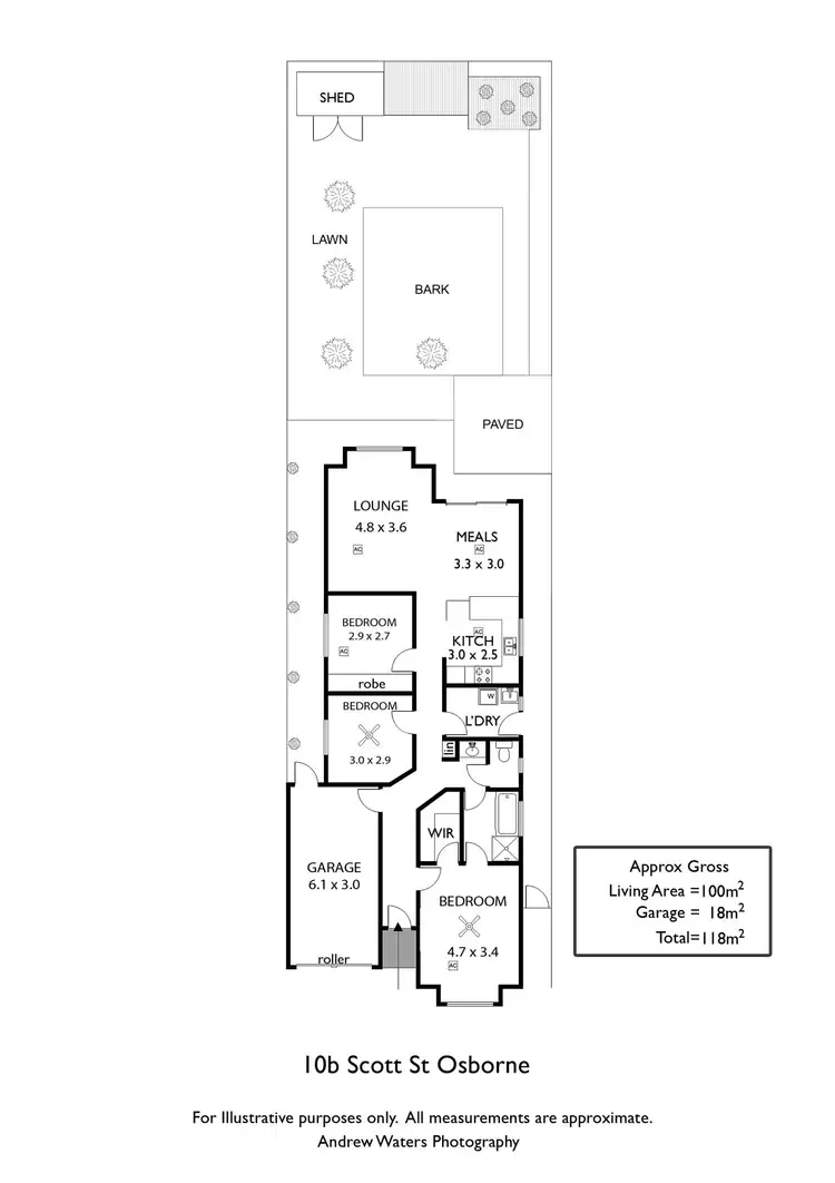 Floorplan of Homely house listing, 10b Scott Street, Osborne SA 5017