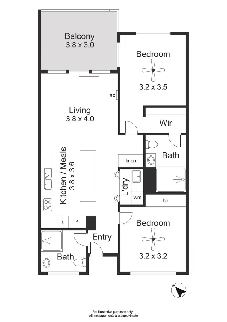 Floorplan of Homely apartment listing, 9/2 Rankine Road, Torrensville SA 5031