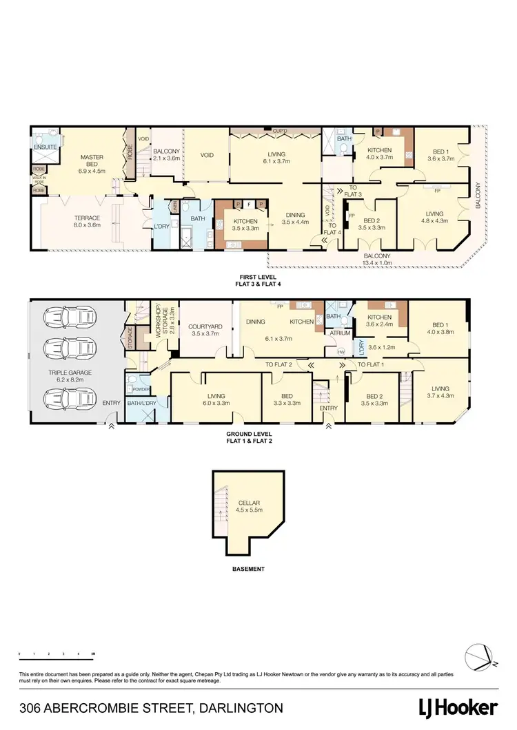 Floorplan of Homely house listing, 306 Abercrombie Street, Darlington NSW 2008