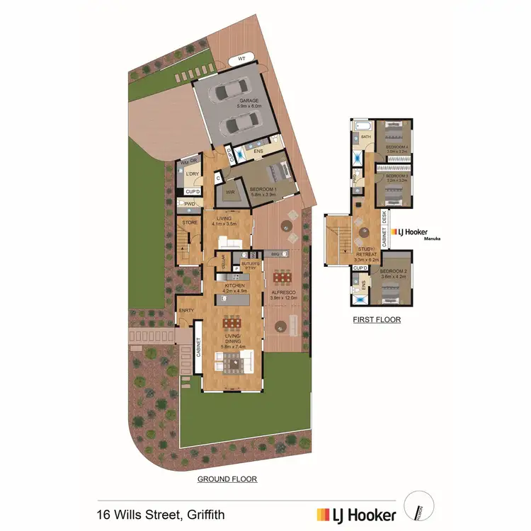 Floorplan of Homely house listing, 16 Wills Street, Griffith ACT 2603