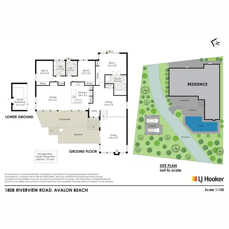 Floorplan of Homely house listing, 180B Riverview Road, Avalon NSW 2107