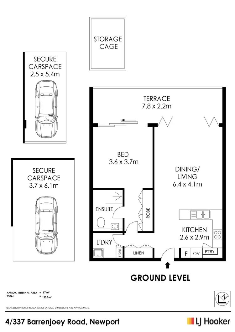 Floorplan of Homely unit listing, 4/337 Barrenjoey Road, Newport NSW 2106