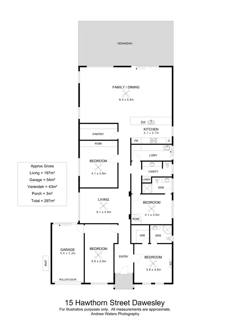 Floorplan of Homely house listing, 15 Hawthorn Street, Dawesley SA 5252