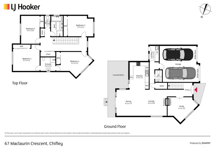 Floorplan of Homely house listing, 67 Maclaurin Crescent, Chifley ACT 2606