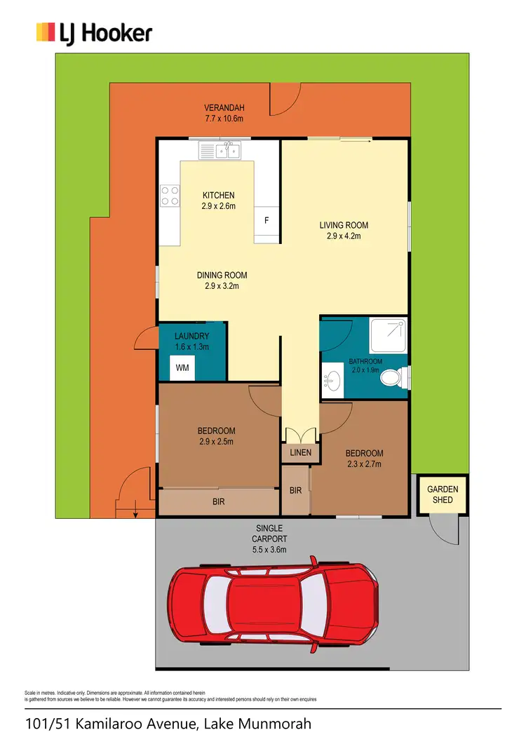 Floorplan of Homely retirement listing, 101/51 Kamilaroo Avenue, Lake Munmorah NSW 2259