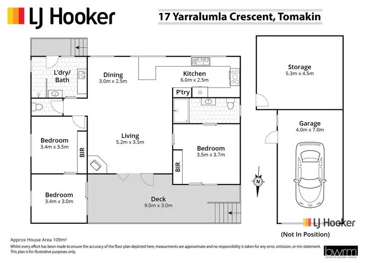 Floorplan of Homely house listing, 17 Yarralumla Crescent, Tomakin NSW 2537