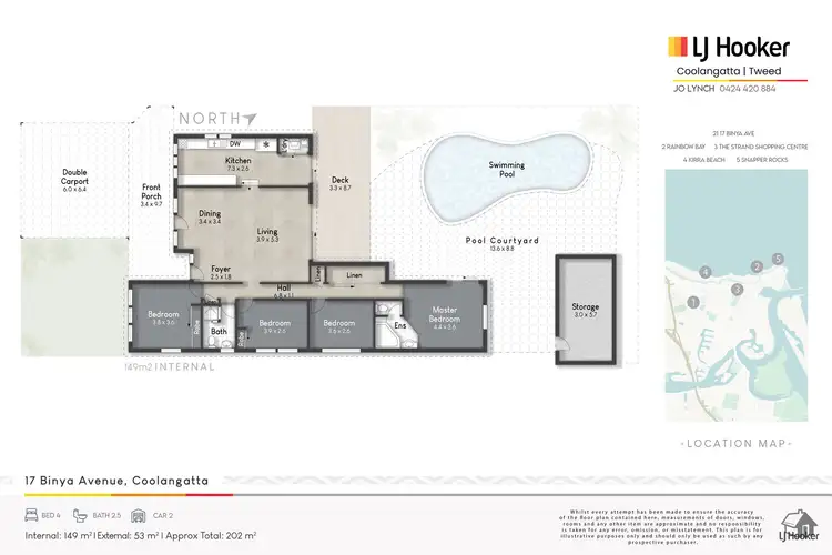 Floorplan of Homely house listing, 17 Binya Avenue, Coolangatta QLD 4225