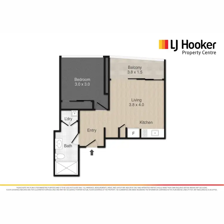 Floorplan of Homely unit listing, 10412/8 Harbour Road, Hamilton QLD 4007