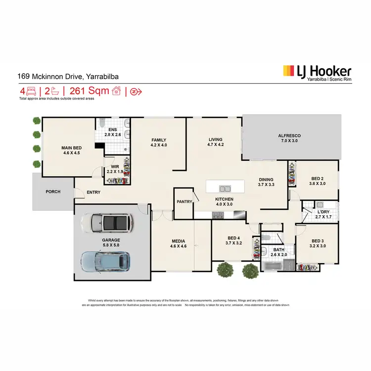 Floorplan of Homely house listing, 169 Mckinnon Drive, Yarrabilba QLD 4207